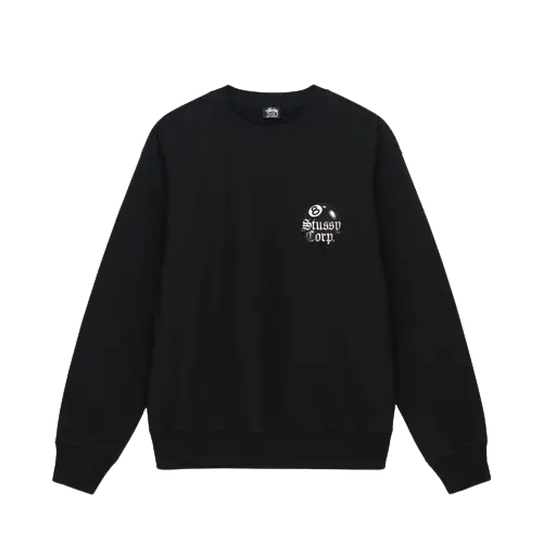 Stussy Corp Sweatshirt - Black