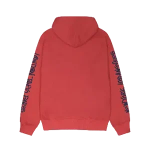 Stussy Zip-Up Hoodie - Red