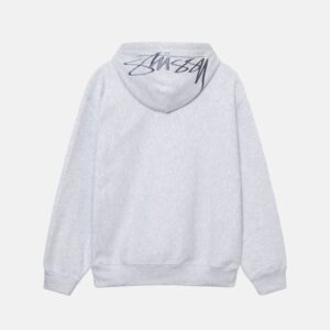 Stussy Applique Hoodie - White