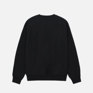 Stussy Letterman Crew Sweatshirt - Black