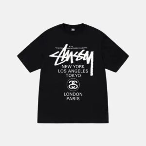 Stussy World Tour T-Shirt - Black