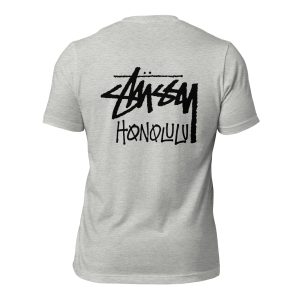 STUSSY HONOLULU T-SHIRT GREY