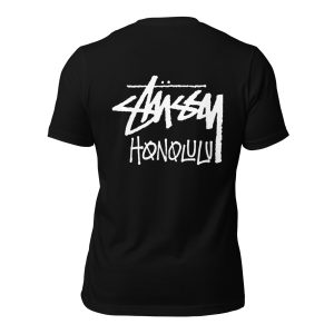 STUSSY HONOLULU T-SHIRT BLACK