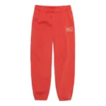 Nike x Stussy Pigment Dyed Sweatpants 'Habanero Red'