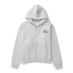 Nike x Stussy SS24 Full-Zip Fleece Hoodie 'Grey Black'