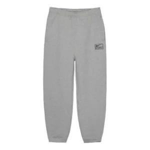 Nike x Stussy Sweatpants Asia Sizing 'Dark Grey Heather'