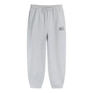 Nike x Stussy Washed Sweatpants 'Grey'